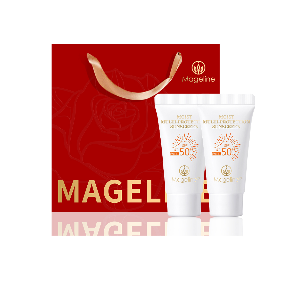 Солнцезащитный крем Mageline Moist Multi-Protection Sunscreen SPF50/PA++++, 5 мл*2