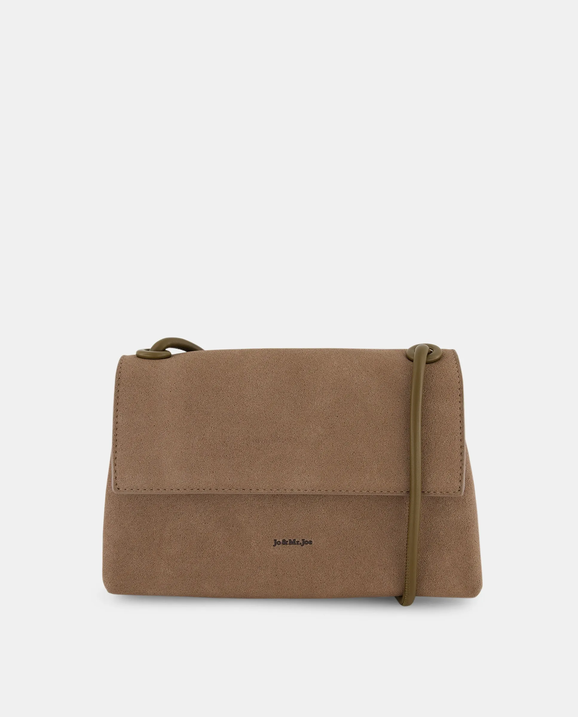 

Сумка через плечо из комбинированных материалов Jo & Mr. Joe, зеленый