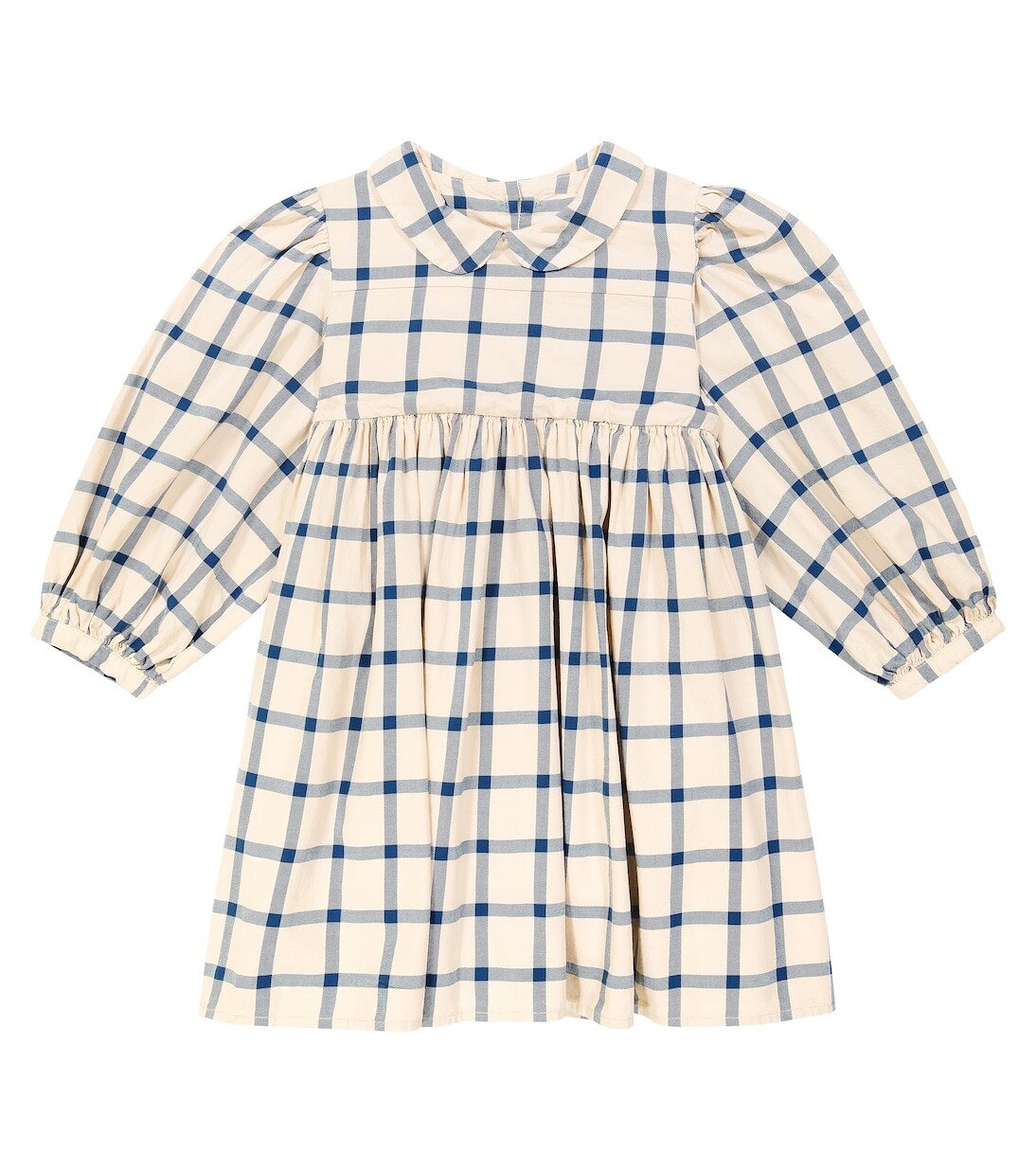 

Платье thea в клетку из хлопка Morley, бежевый