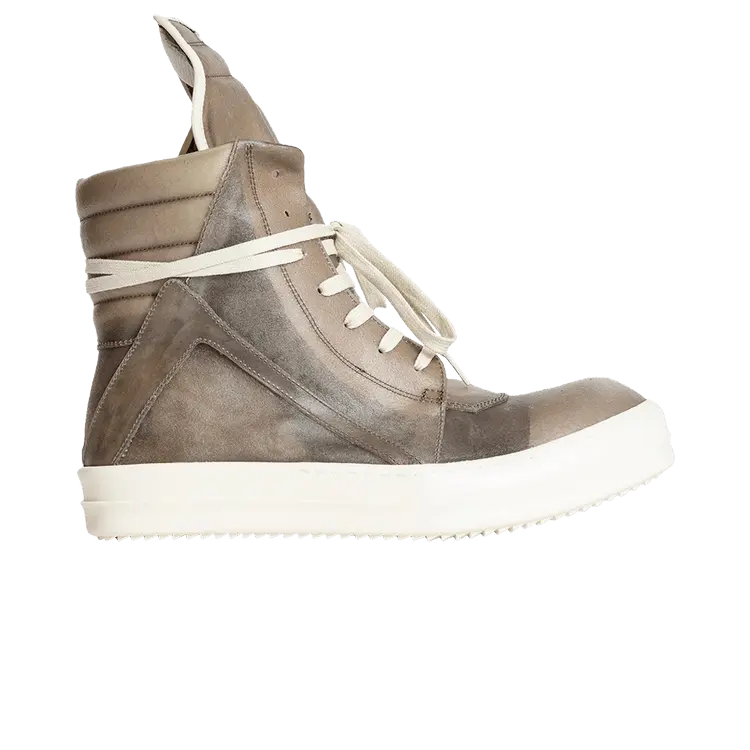 

Кроссовки Rick Owens Rick Owens Hollywood Geobasket High 'Dust Milk', серый
