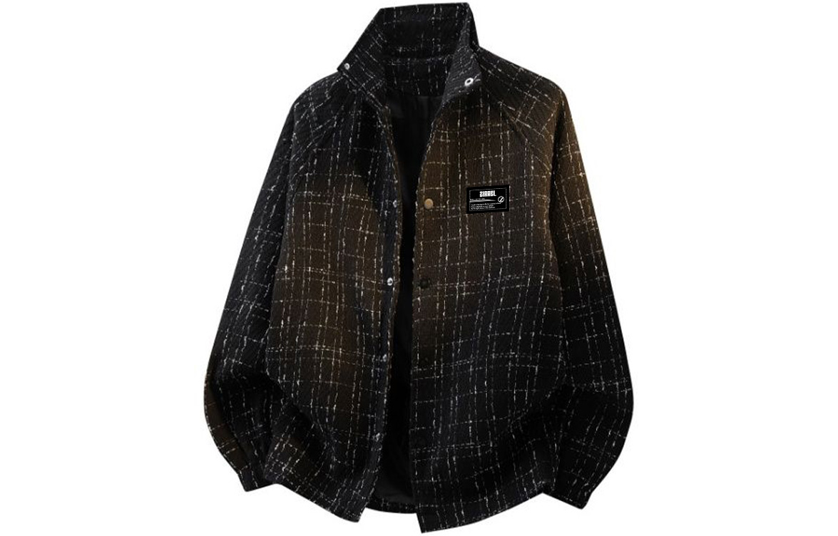 

Куртка Unisex Lapel Moderate Chanel inspired ZIAREL, черный