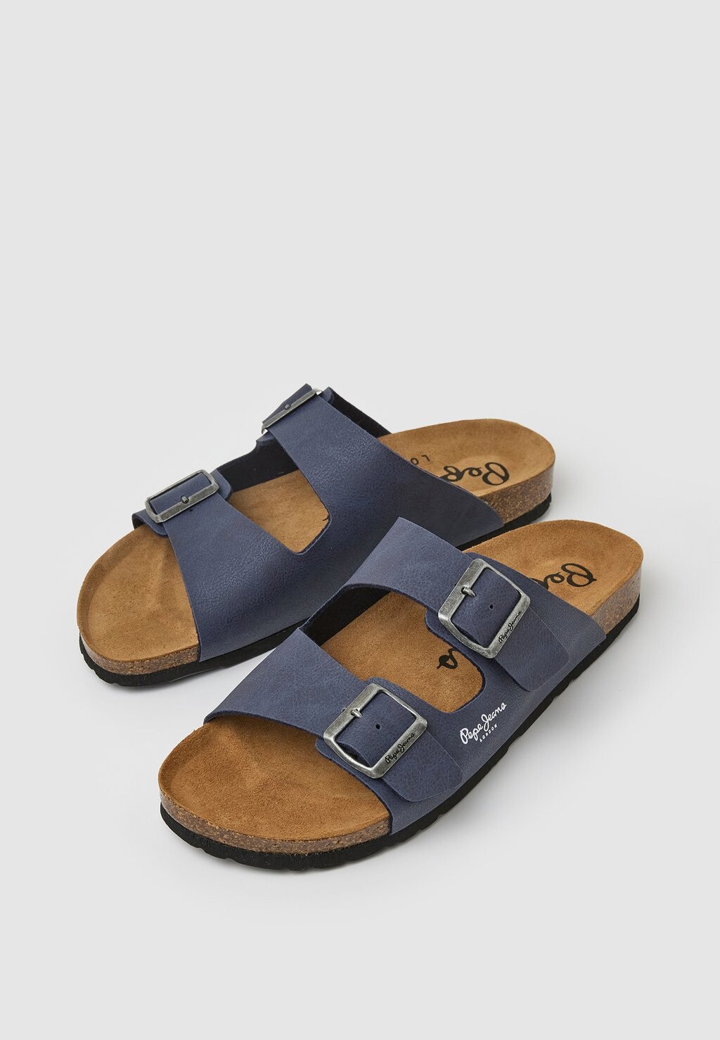 Мюли на плоской подошве DOUBLE CHICAGO Pepe Jeans, цвет navy — фото 2