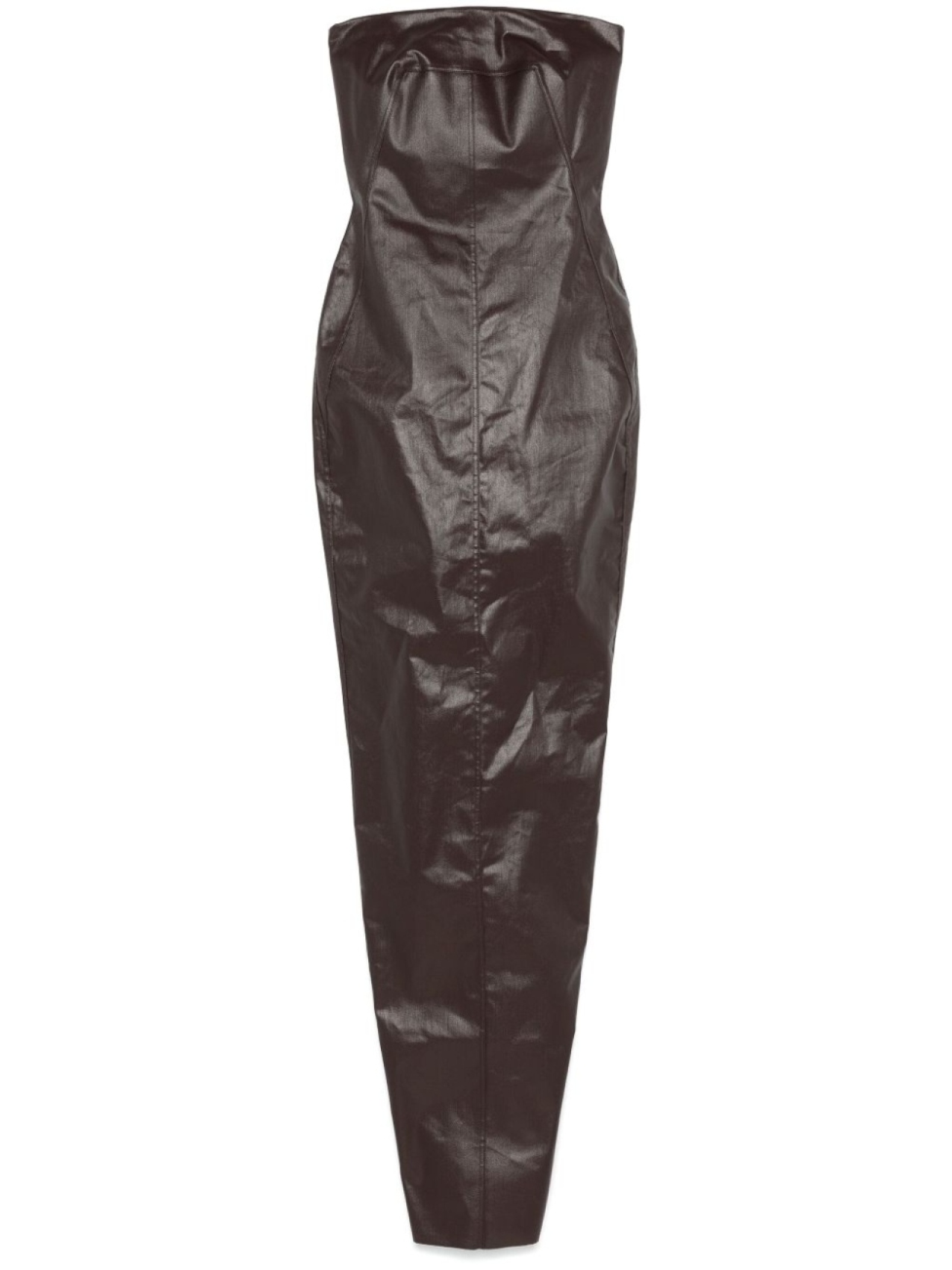 

Rick Owens платье макси Bustier Gown, коричневый
