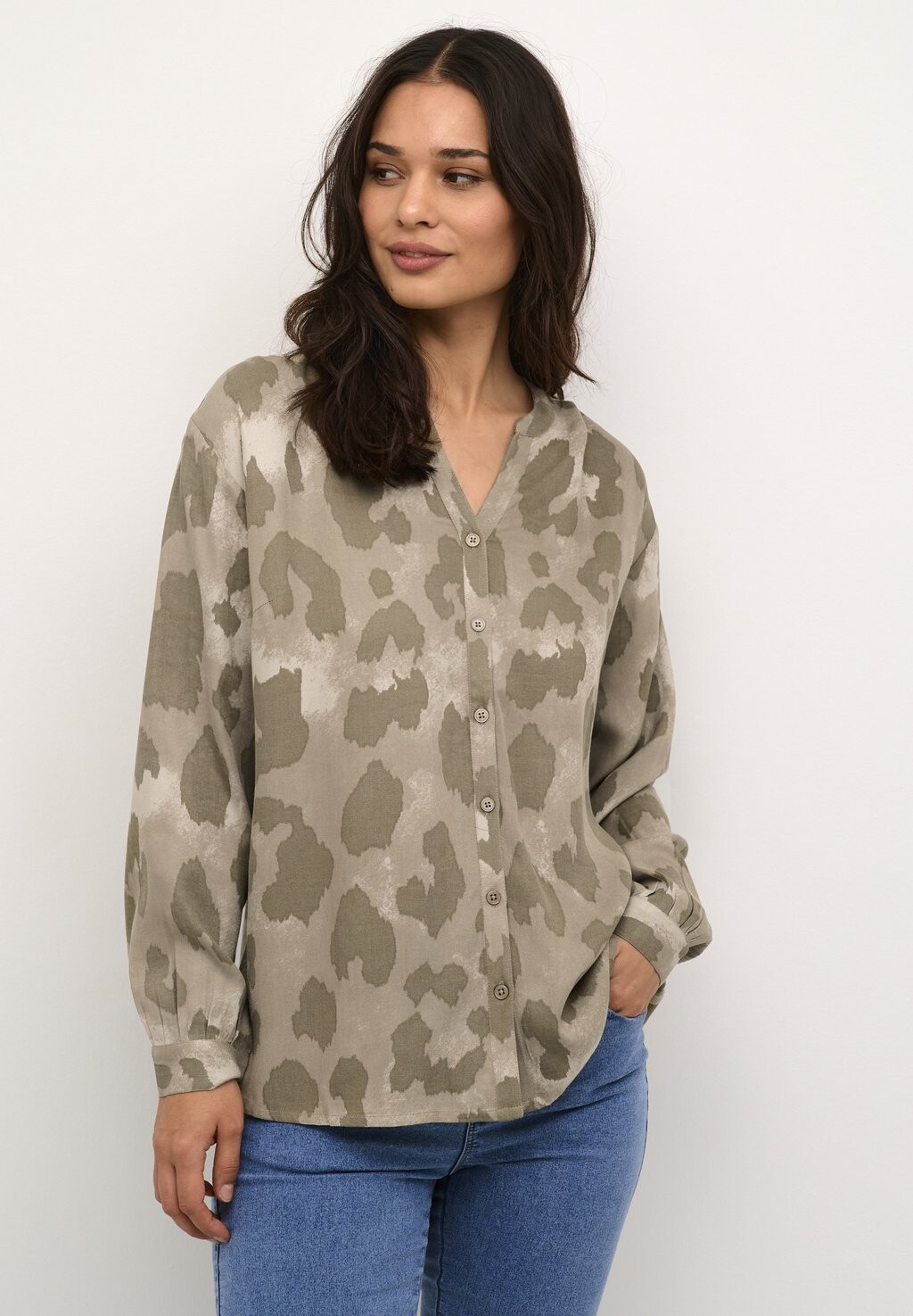 

Блейзер BPURSULA LONG SLEEVE Kaffe, земля