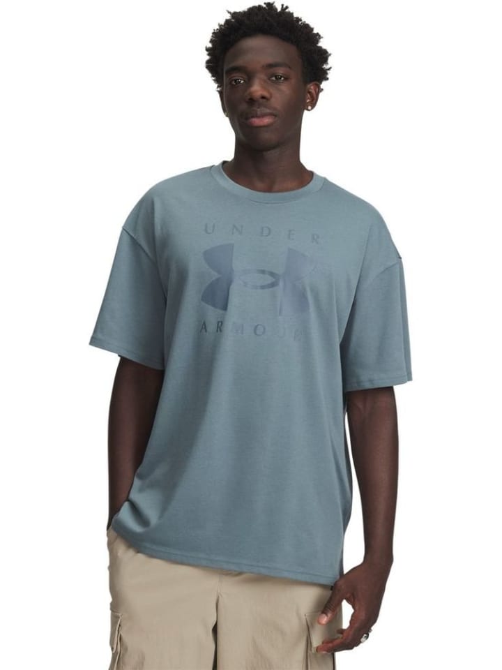 

Спортивная футболка Hw Os Branded T-Shirt синего цвета Under Armour