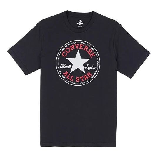

Футболка all star classical round-neck tee men black Converse, черный