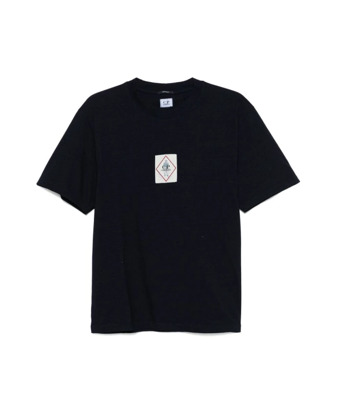 

Футболка с круглым вырезом C.P. Company, синий