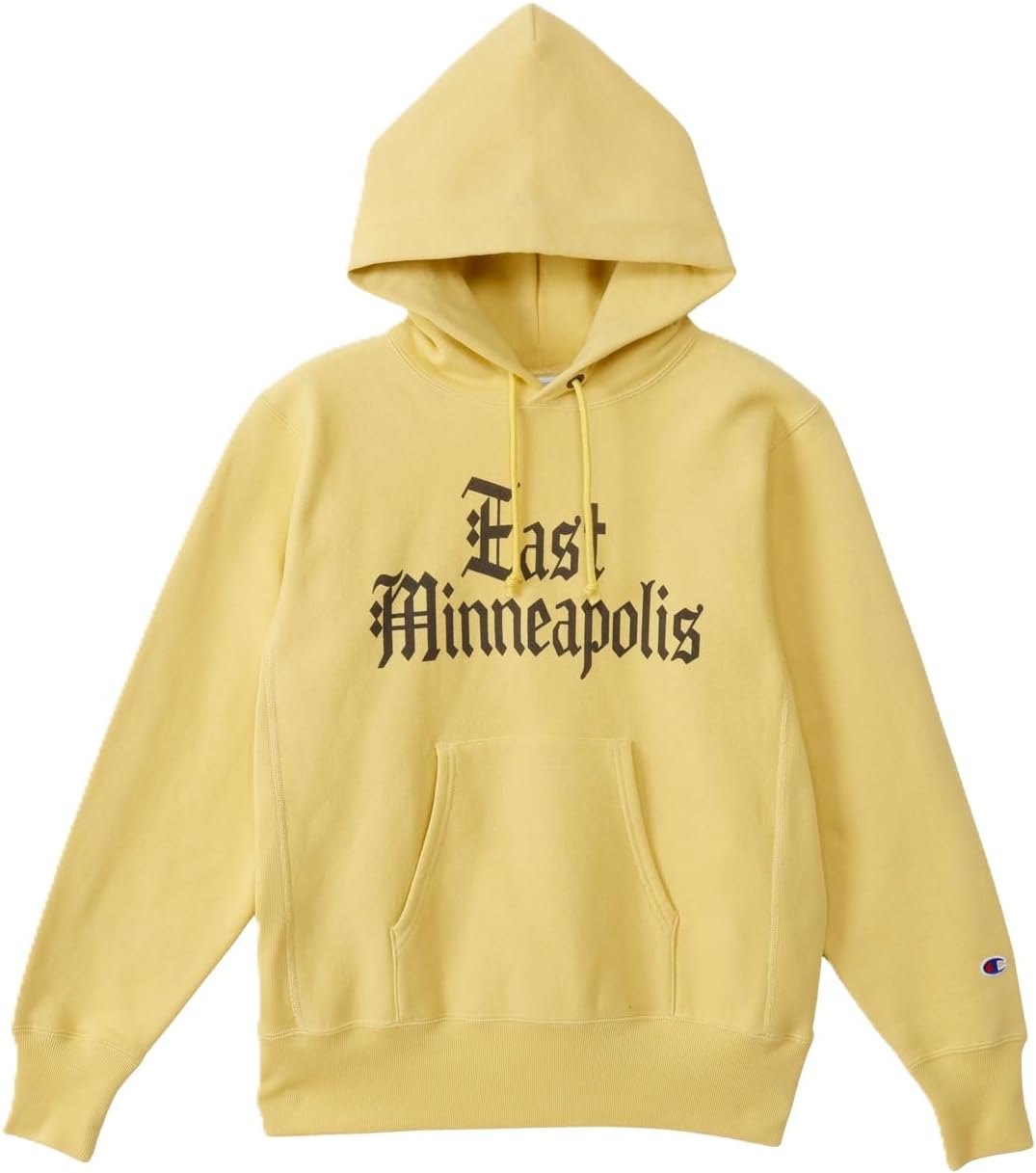 

Мужская толстовка Champion C3-C112 с капюшоном, обратным плетением, с длинным рукавом, плотность ткани 11,5 унций, на флисовой подкладке, с графическим принтом, обратным плетением, кремово-желтый