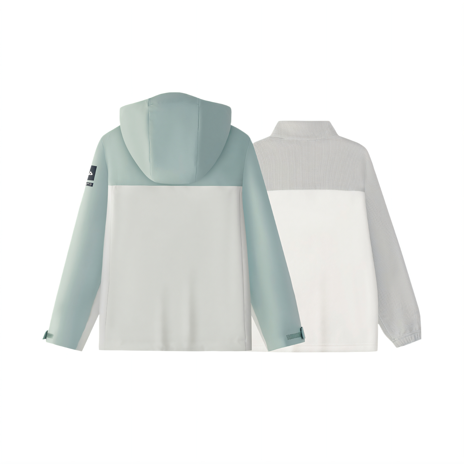 Ветровка куртка 2 предмета набор kids' FILA KIDS, зеленый — фото 3