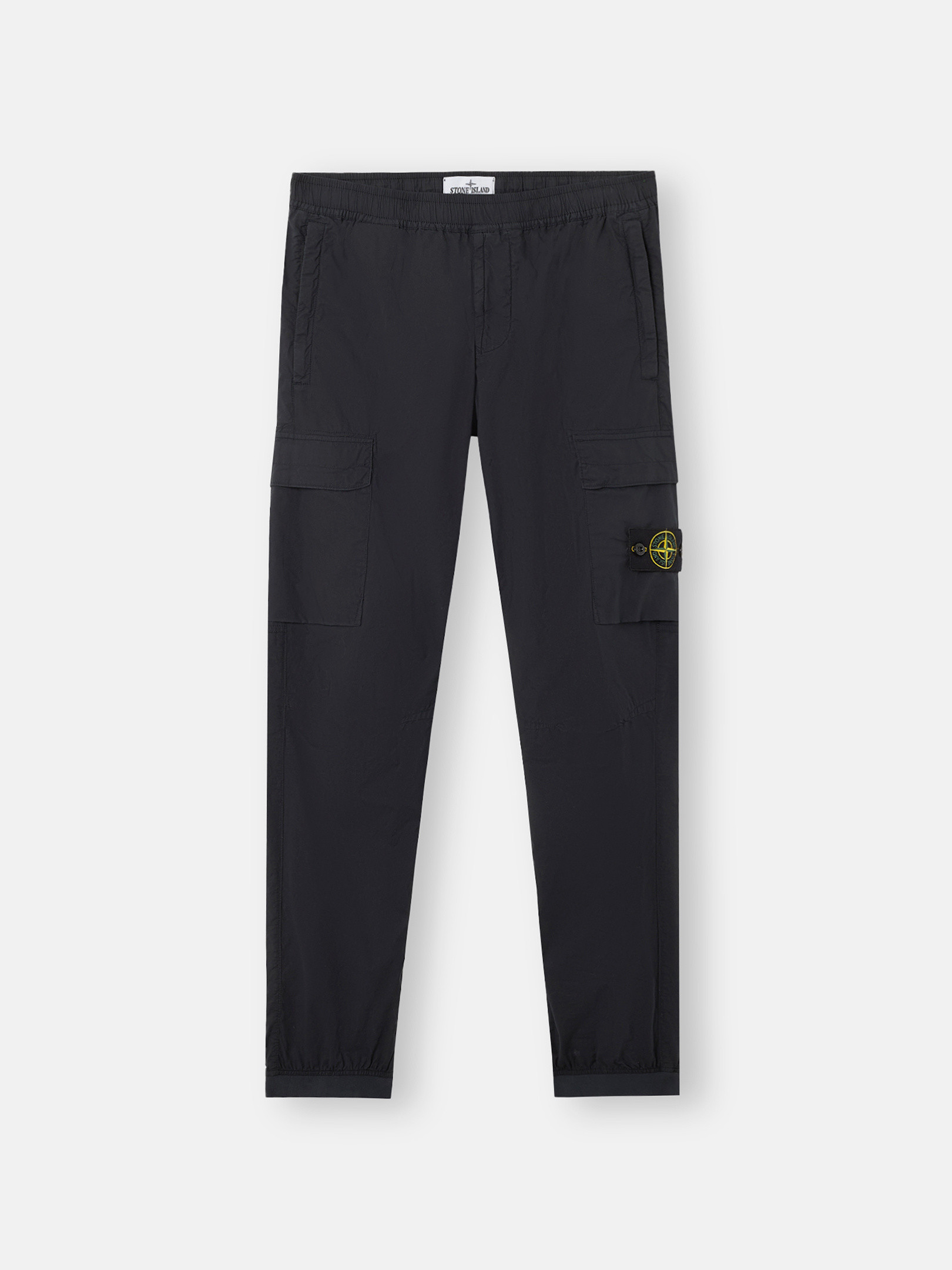 

Брюки-карго обычного зауженного кроя с карманами на молнии Stone Island 3100031 STRETCH COTTON TELA 'PARACADUTE', Navy Blue