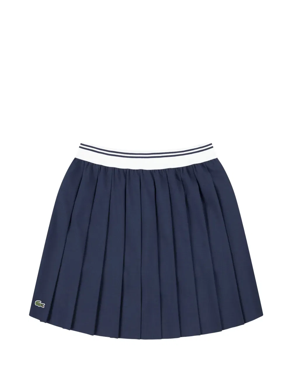 Юбка со складками на поясе Lacoste Kids, синий