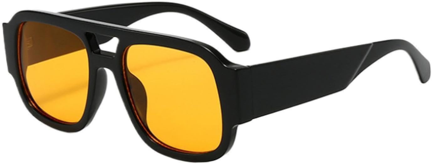 

Солнцезащитные очки с защитой от УФ-излучения UV400 | Большая оправа с двойной перемычкой | Для женщин и мужчин | Для занятий спортом на открытом воздухе и вождения DSVIGF, 06