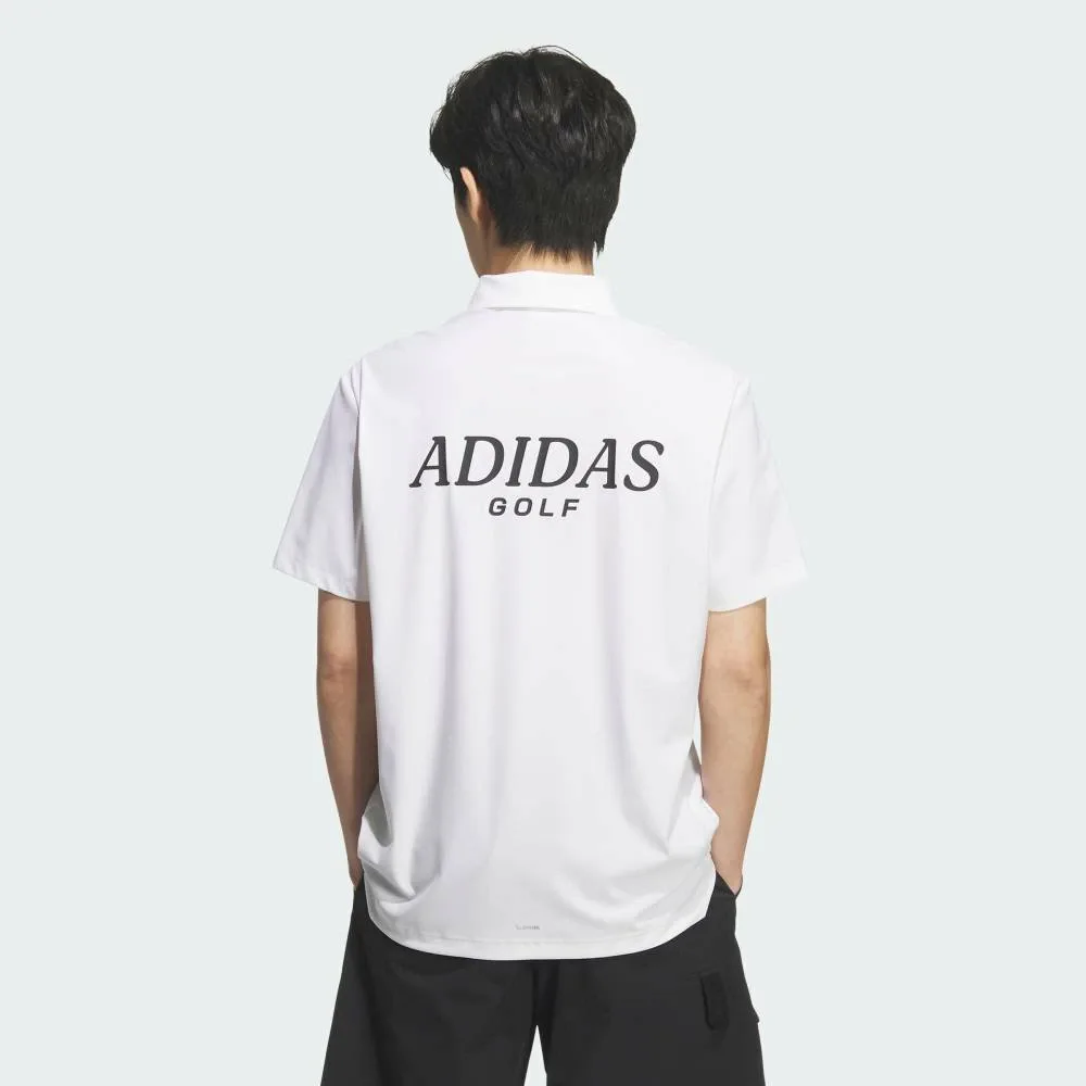 Футболка-поло Range Commuter с коротким рукавом и графическим принтом Adidas, white — фото 2