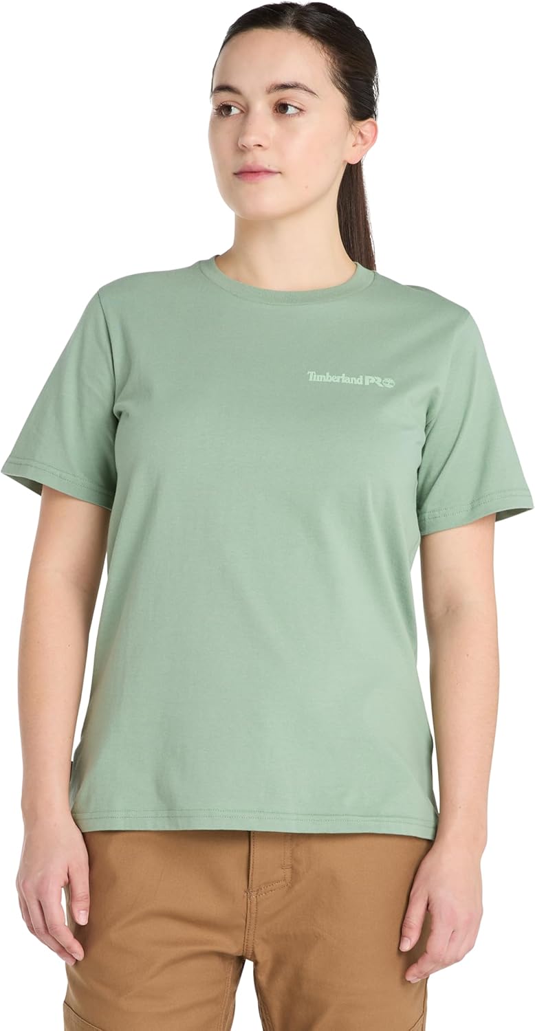 

Timberland PRO женская хлопковая футболка с коротким рукавом, Green Bay, Зеленый, Timberland PRO женская хлопковая футболка с коротким рукавом, Green Bay