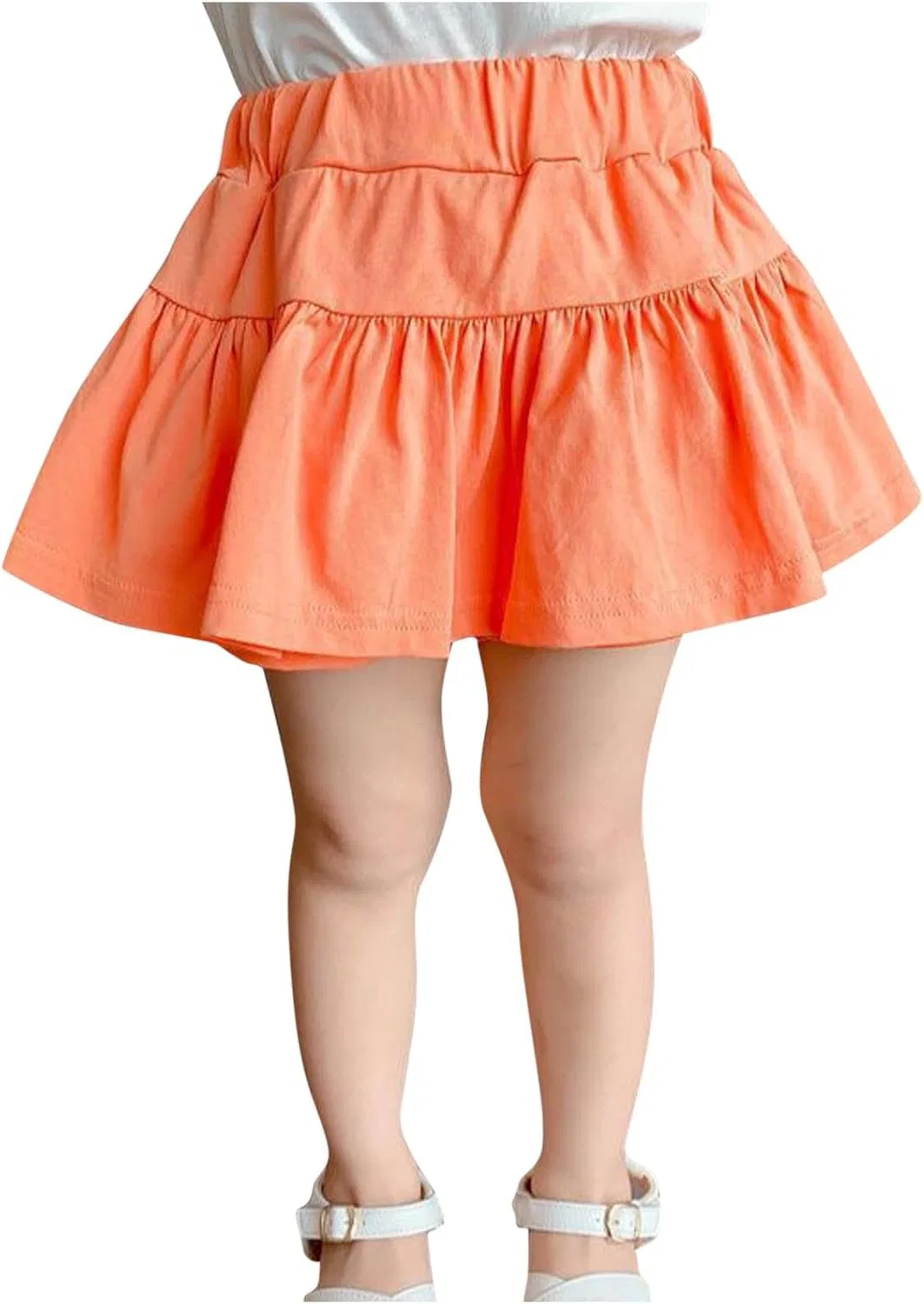 Юбка для девочек с рюшами, Orange