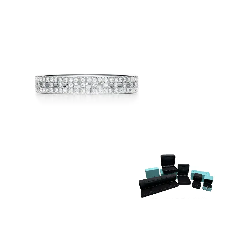 

Кольца из белого золота 18К для женщин TIFFANY & CO., серебряный