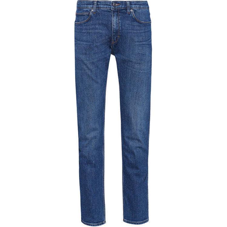 

HUGO BOSS Джинсы мужские синие Moderate Straight Fit