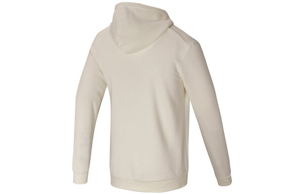 Толстовка Men's adidas neo Fav Dec Hdy Logo Printing Sports Fleece Lined Jade White, мультиколор — фото 2