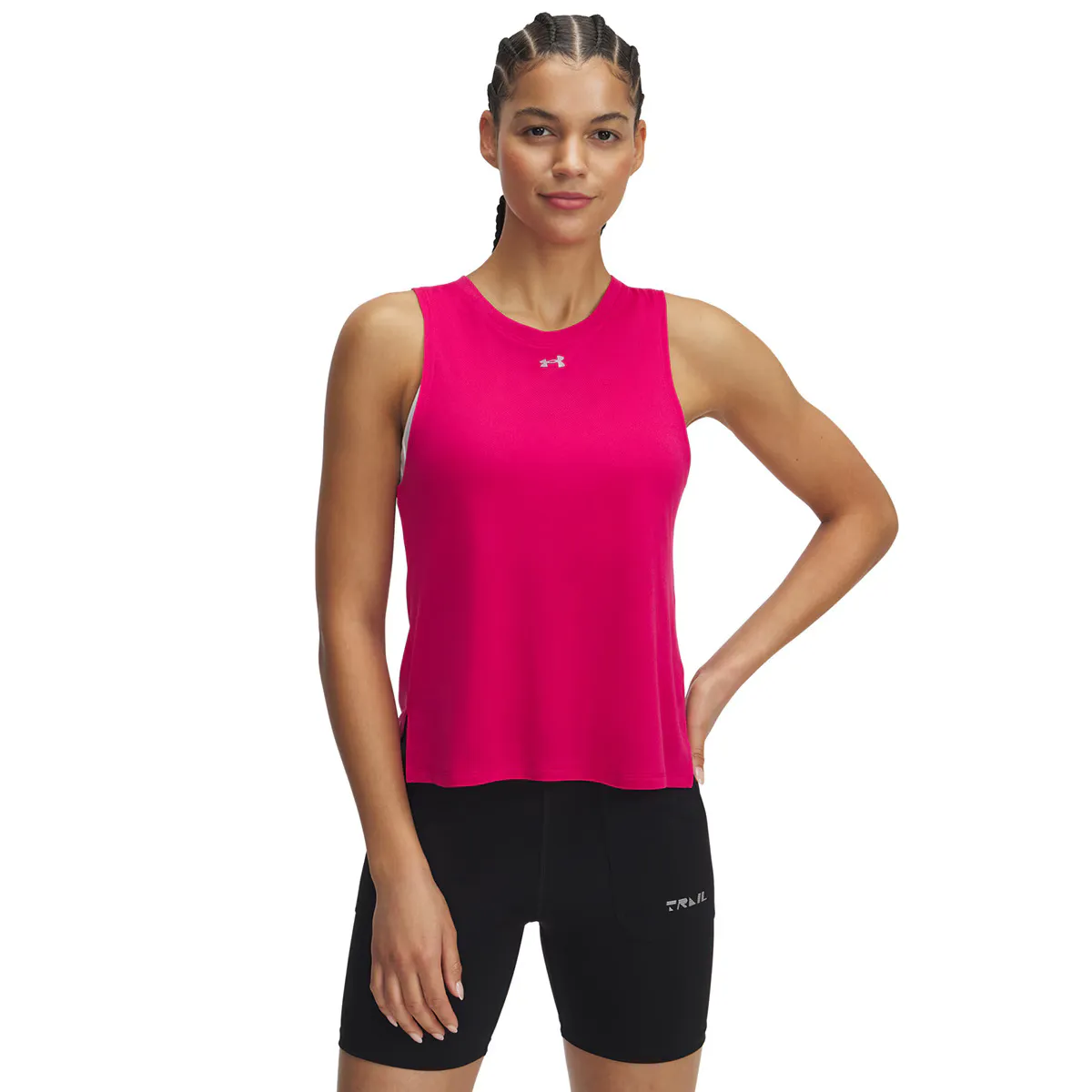 

Майка для бега по пересеченной местности Under Armour для женщин UA, розовый