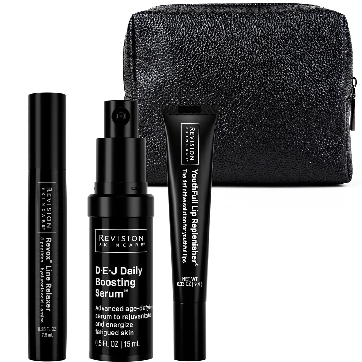 Revision Skincare Injection Perfection Regimen, усиливает эффект нейротоксинов и филлеров, уменьшает морщины, повышает упругость и сияние кожи, увлажняет губы, 3-этапный антивозрастной уход Режим идеальной инъекции