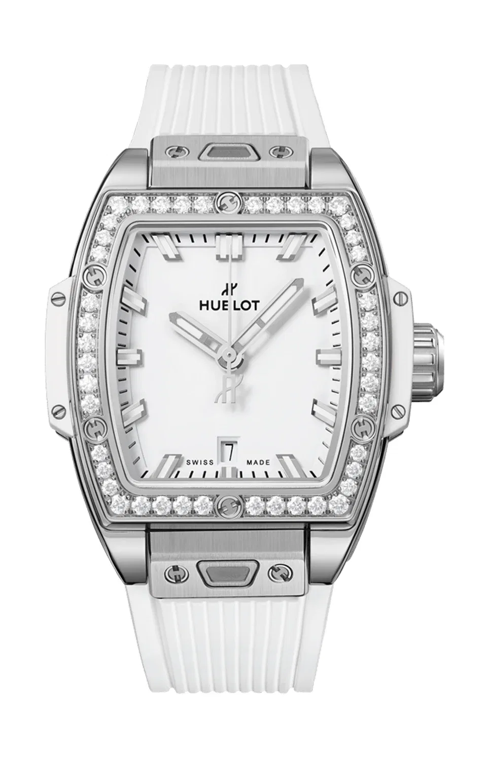 SPIRIT OF BIG BANG СТАЛЬ БЕЛЫЕ БРИЛЛИАНТЫ 32 ММ - 682.SE.2010.RW.1204 HUBLOT, серебряный