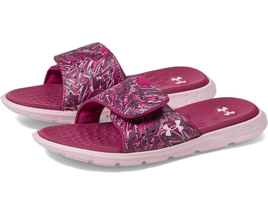 

Сандалии Under Armour Ignite 7 Slide, цвет Charged Cherry/Pink Sugar/Pink Sugar