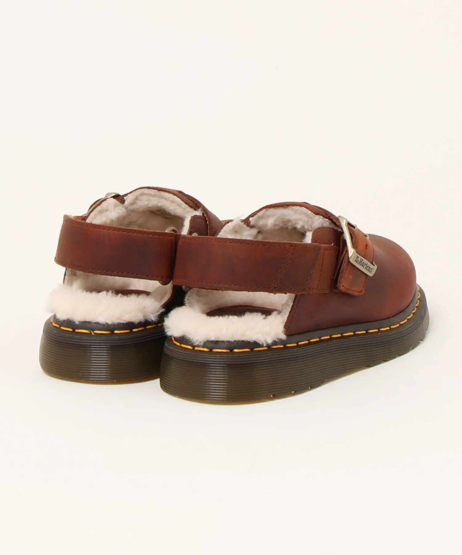 Мужские сандалии Dr. Martens JORGE II FL слинбэк коричневые — фото 2