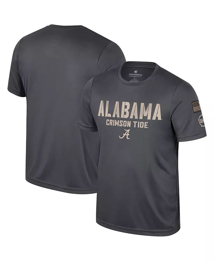 

Мужская футболка Alabama Crimson Tide OHT в стиле милитари, угольная Colosseum