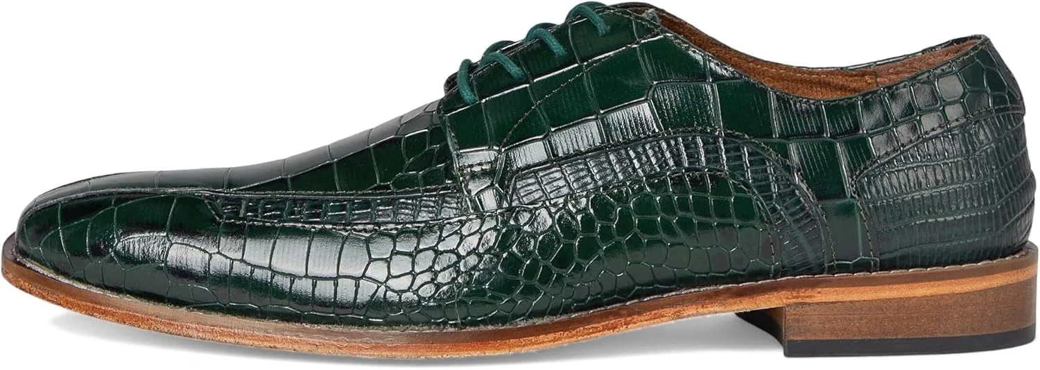 Мужские оксфорды Stacy Adams Gabardo Bike Toe на шнуровке с завышенной талией, Green — фото 4
