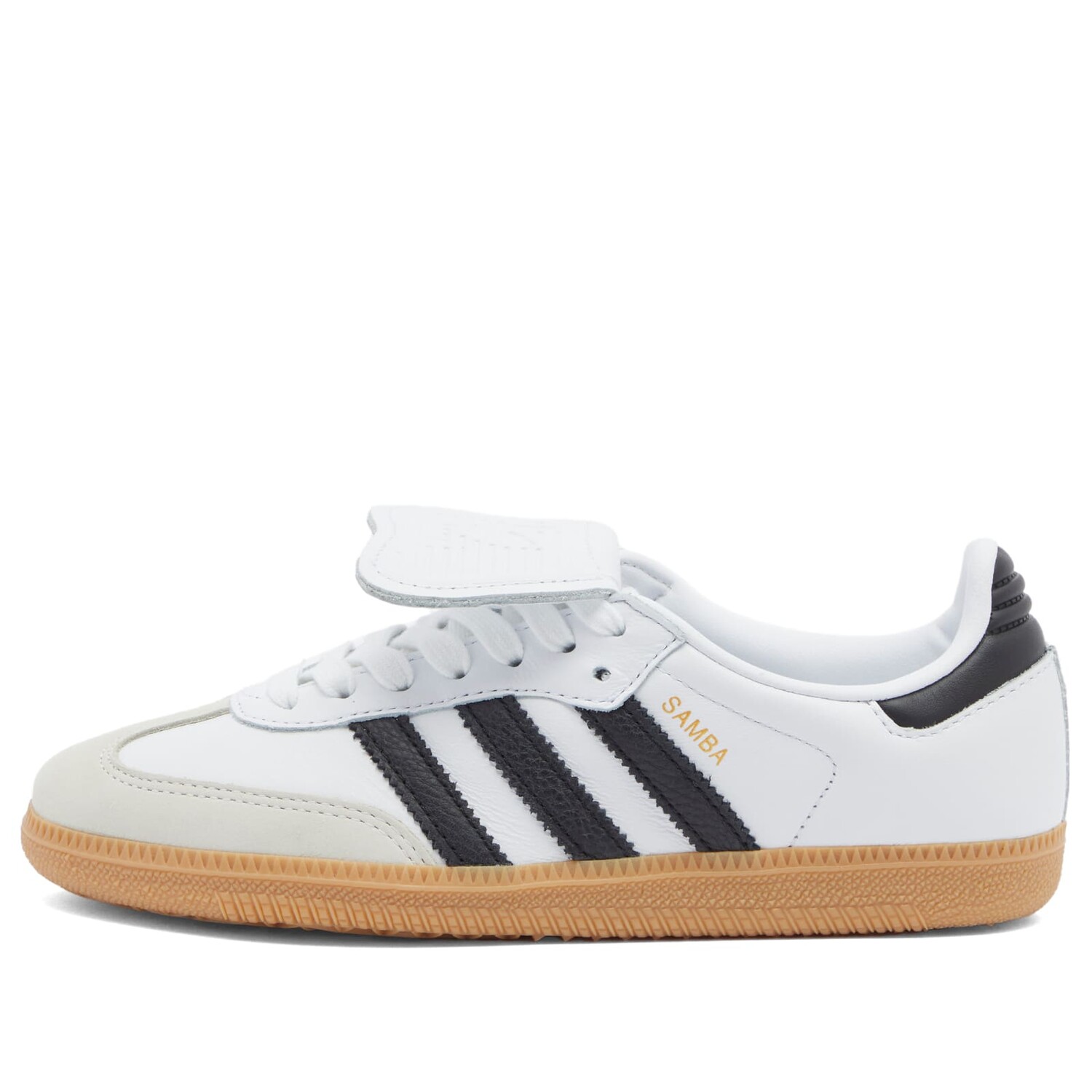 

Кроссовки Adidas Samba Lt W, цвет White, Core Black & Gold Met.