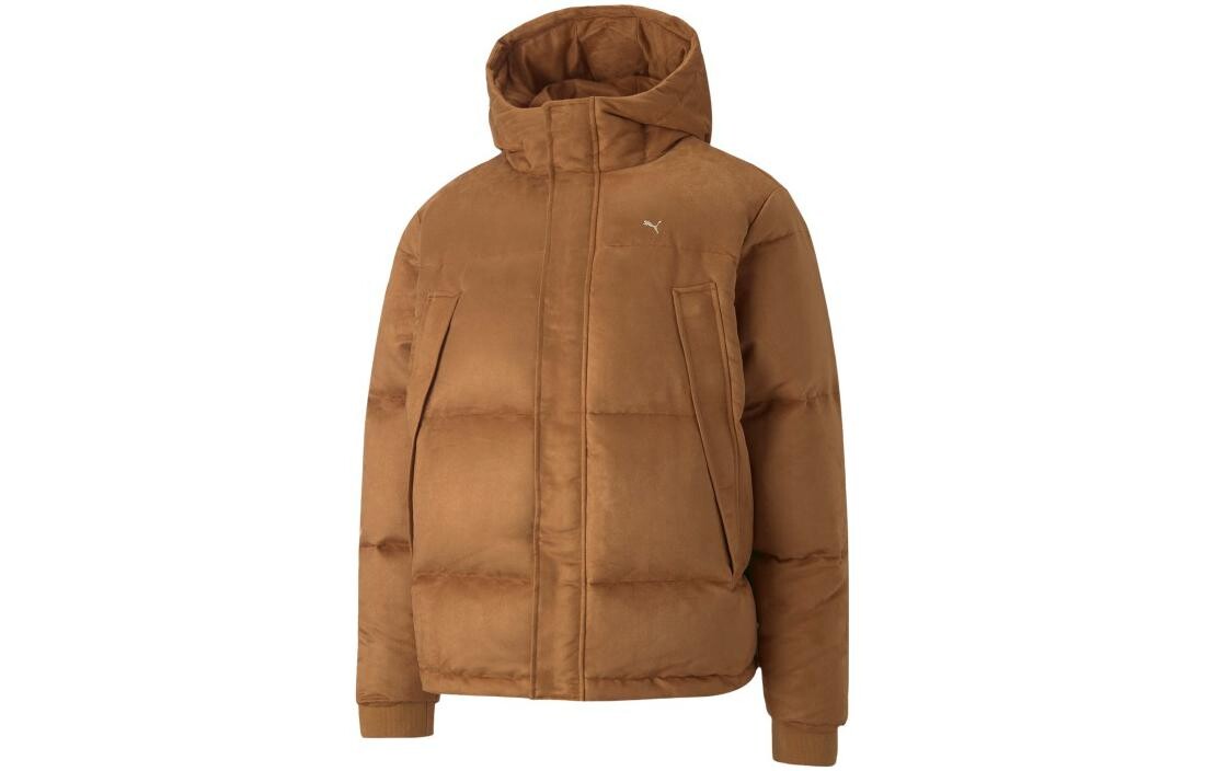 

MMQ Пуховик унисекс хаки Puma, желтый