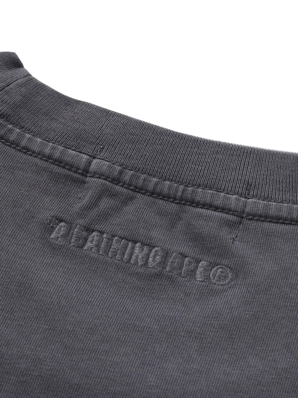 Футболка с карманом A BATHING APE, серый — фото 4
