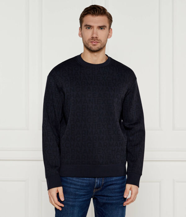 

Толстовка мужская Armani Exchange Regular Fit, темно-синий
