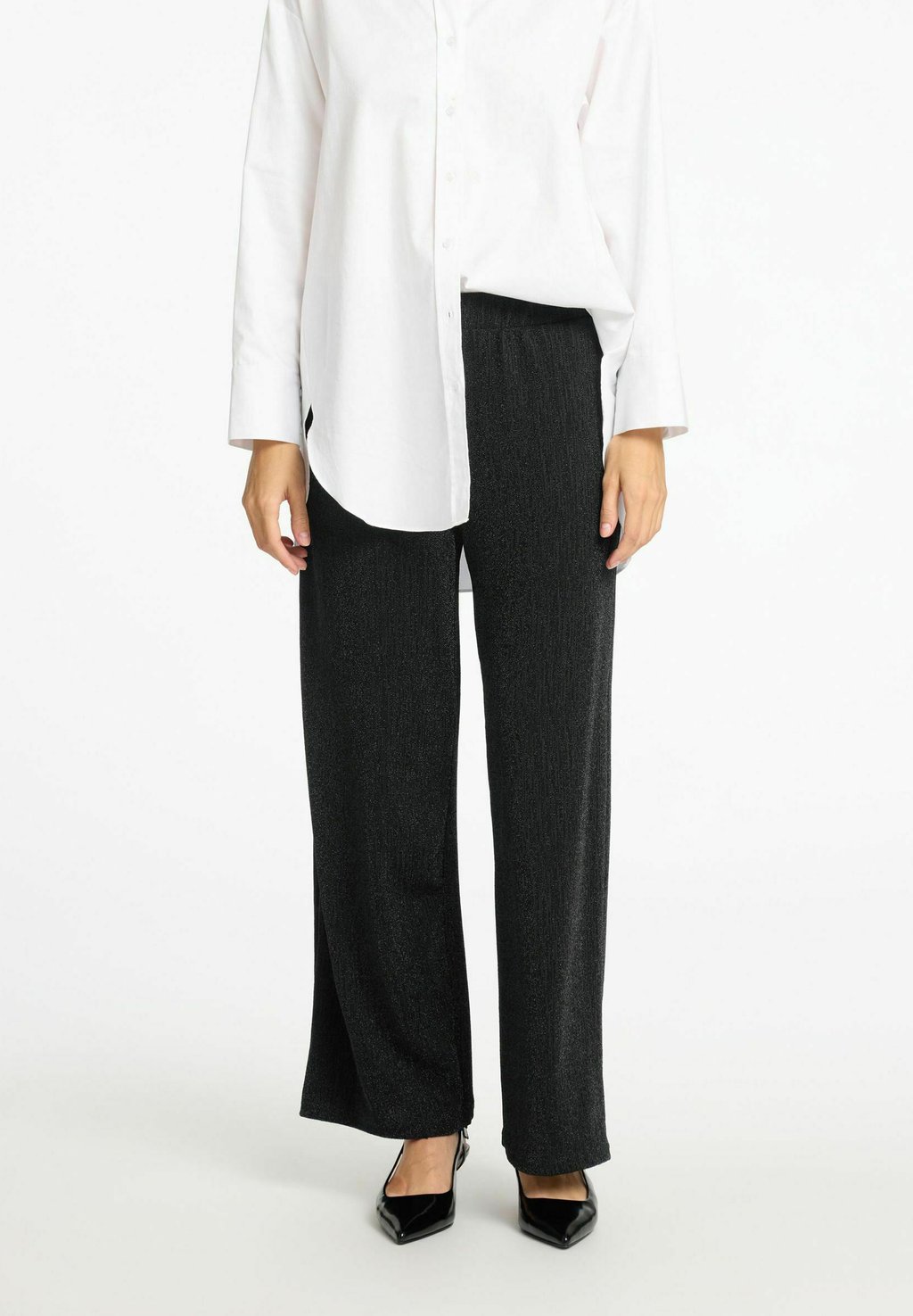 

Брюки SLFANITA TINNI RELAXED Selected Femme, черный