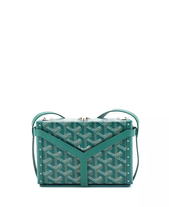 

Сумка-минодьер из покрытого холста Pre-Owned Goyard, зеленый
