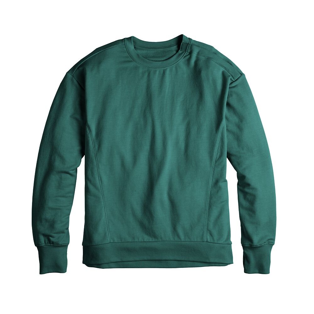 

Топ Tek Gear с круглым вырезом и защипами на спине для девочек 7–20 лет, цвет Newport Teal