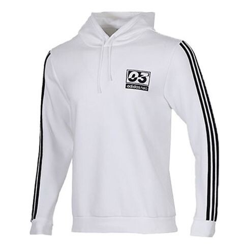 

Толстовка adidas neo Sports Pullover hooded Long Sleeves White, белый