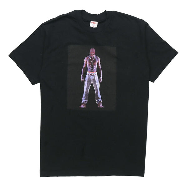 

Футболка ss20 week 1 tupac hologram tee virtual characters short sleeve black Supreme, черный