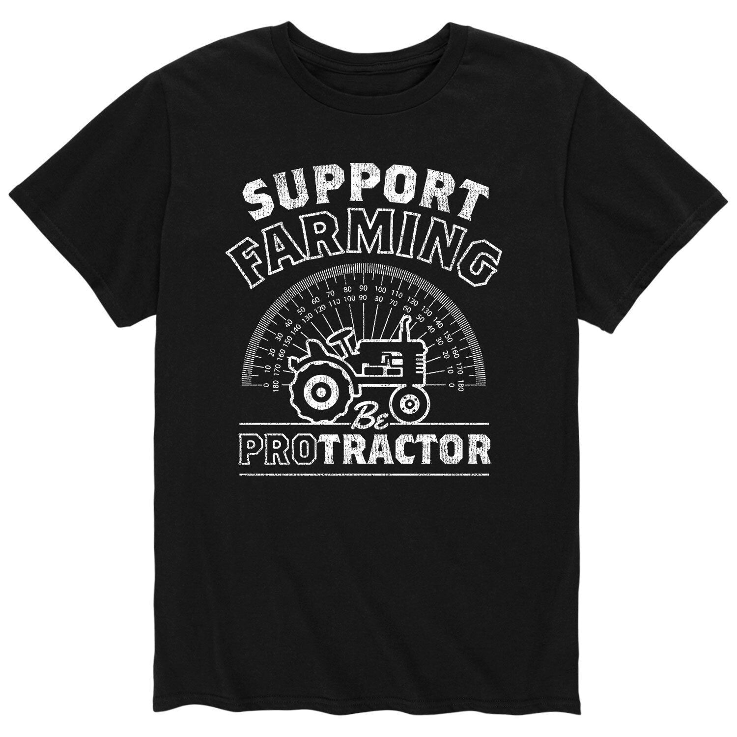 

Мужская футболка Support Farming Be Protractor Licensed Character