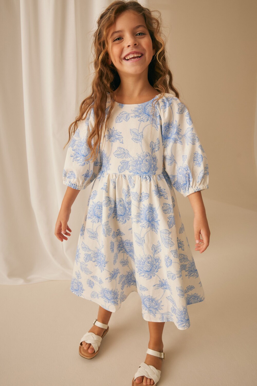 

Платье миди Stratton Laura Ashley, синий