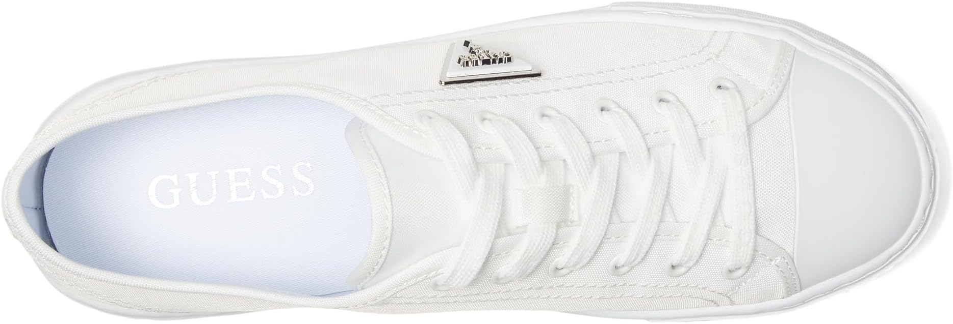 Кроссовки GUESS Women's Joezi, White Synthetic — фото 2