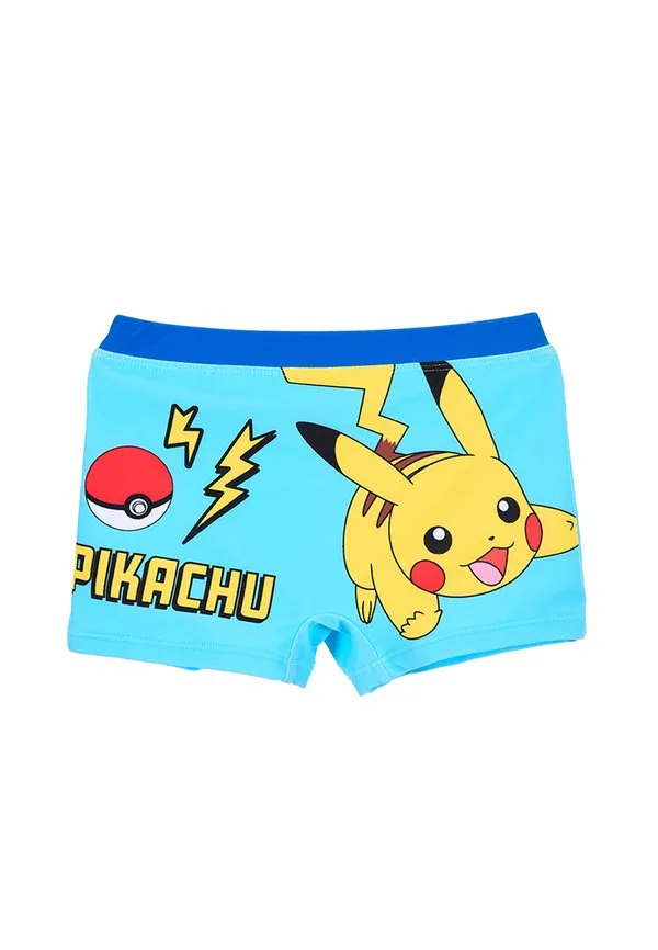 Детские плавки пикачу для мальчиков, черные, голубые Pokemon, Hell-Blau