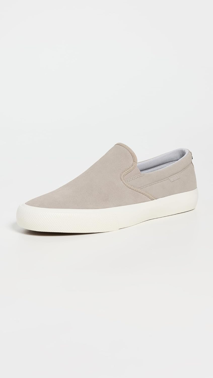 BOSS мужские кроссовки Aiden Slip On, Taupe Grey — фото 2