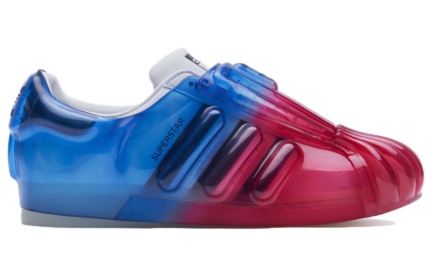 Кроссовки для скейтбординга Superstar Series мужские с низким верхом красновато-синий Adidas Originals — фото 2