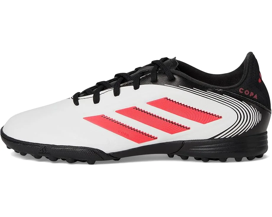 Кроссовки Adidas Kids Copa Pure 3 League Turf Soccer Cleats (Little Kid/Big Kid), White/Lucid Red/Black — фото 4