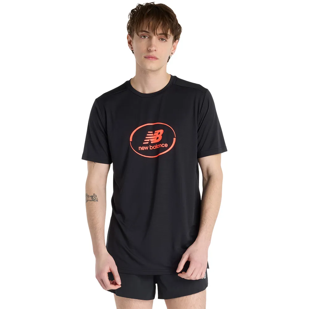 

Футболка с коротким рукавом спортивная New Balance Se Gr Run, черный
