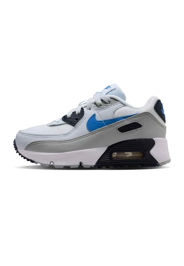 Детские кроссовки nike sportswear air max 90 Nike Sportswear, White Midnight Navy Football Grey Blue Crystal