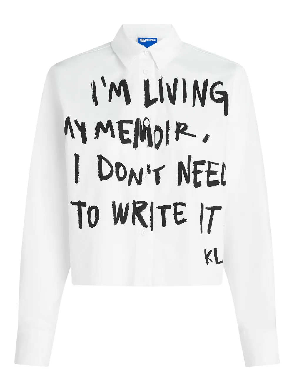 

Рубашка на пуговицах Karl Lagerfeld Jeans, белый