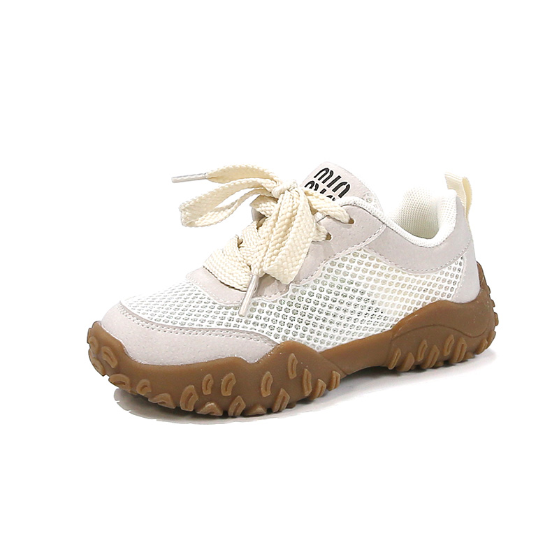 

Низкие повседневные кроссовки для детей SHIBU, бежевый