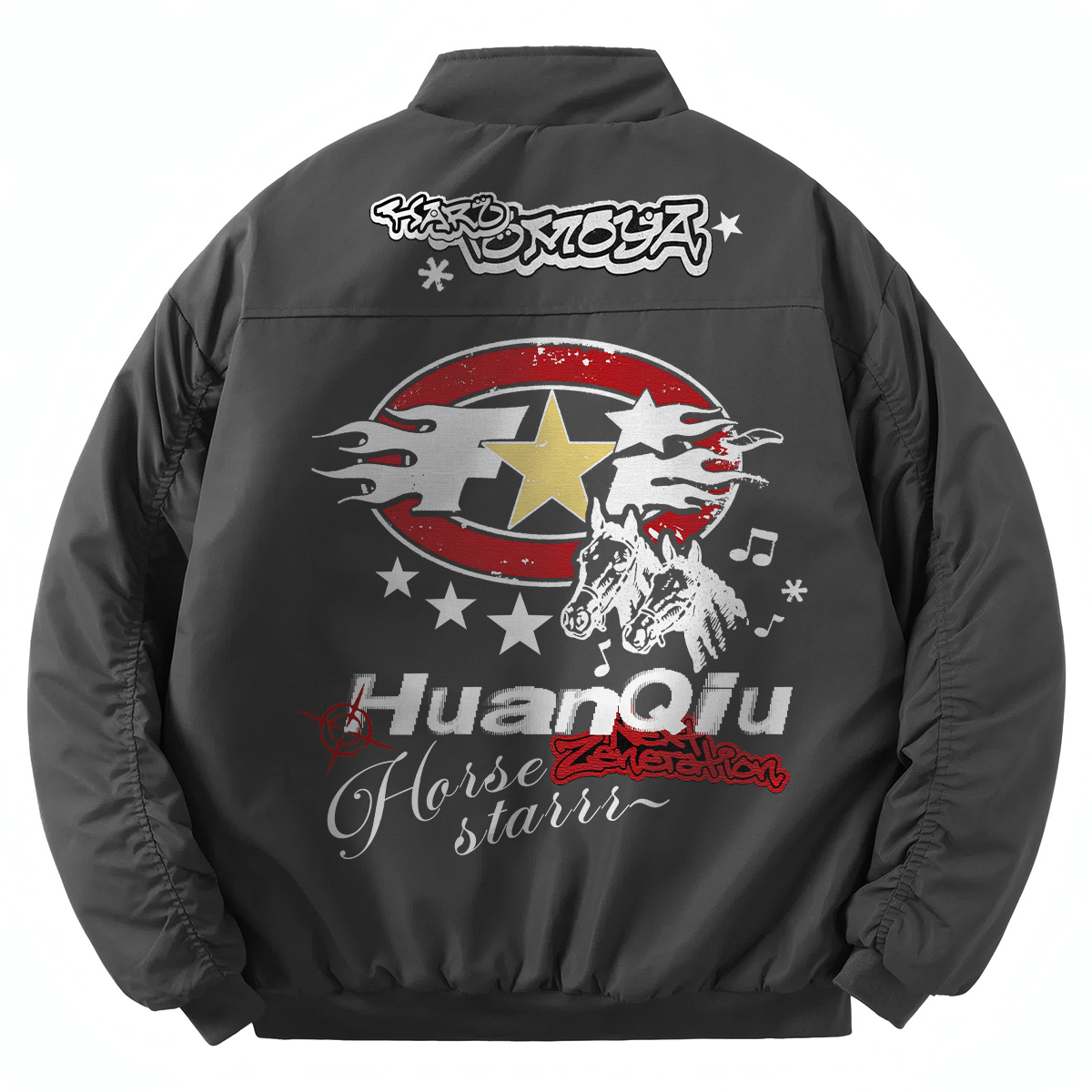 

Куртка Unisex Stand Collar Thickened HUANQIU, серый